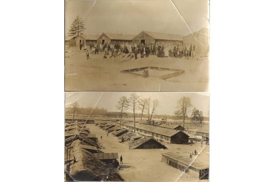 photography, Refugee camp, 1917, 2 psc.